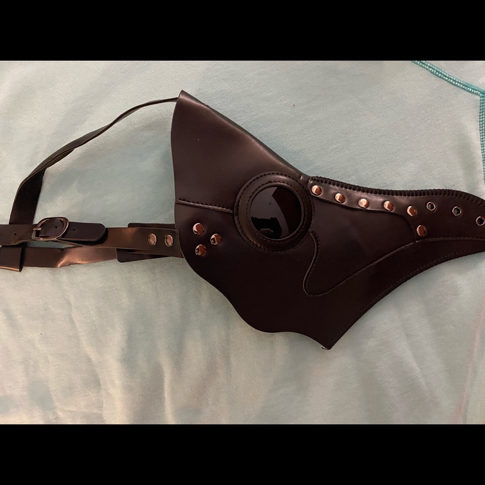 Hand made faux leather The Plauge Doctor